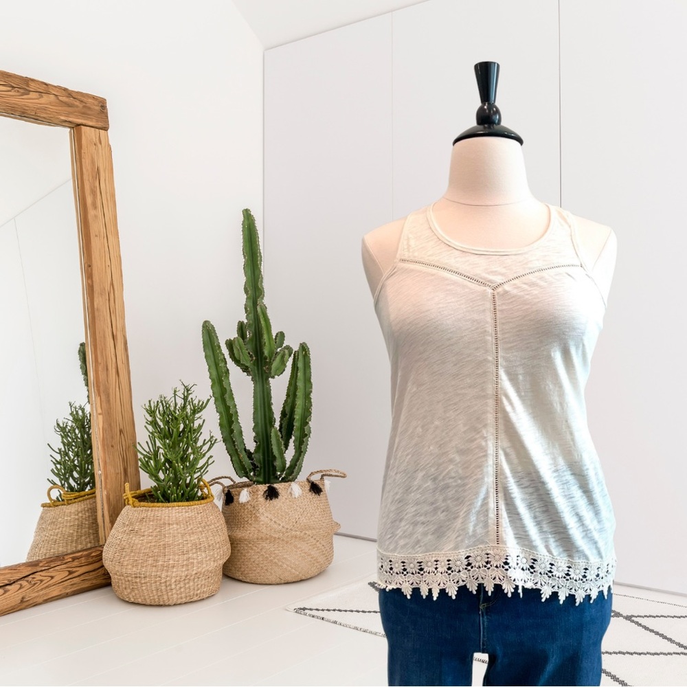 PJ Salvage Crochet Trim Tank Top